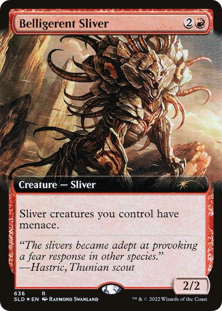 Image for Belligerent Sliver (Extended Art) (Secret Lair Drop Series) (636) - Magic: The Gathering
