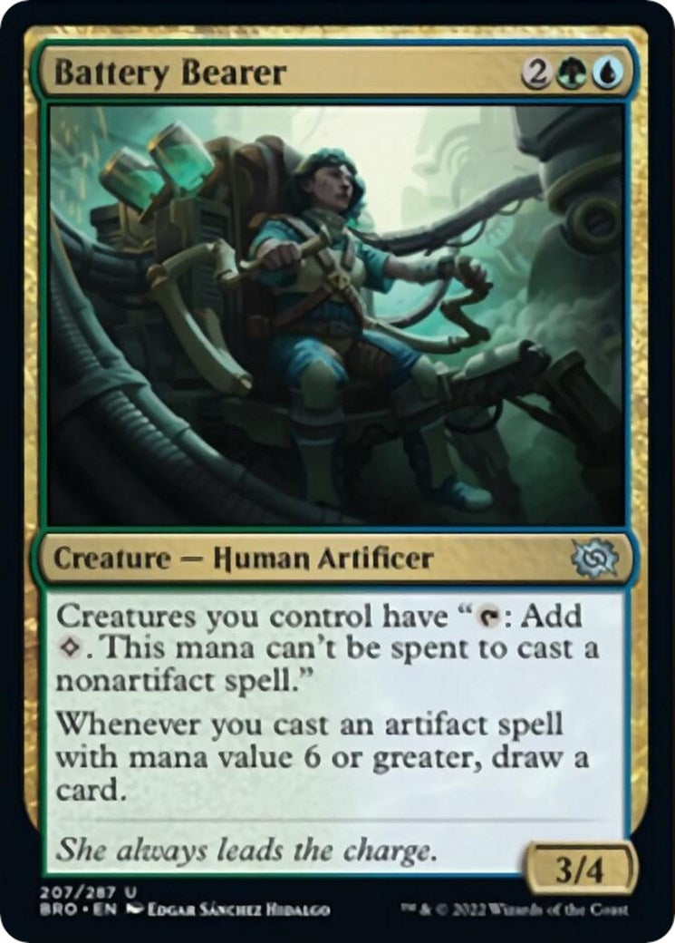 Image for Battery Bearer (The Brothers' War) (207) - Magic: The Gathering