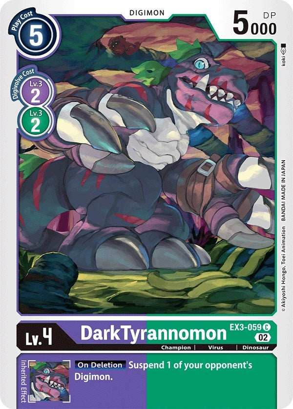 Image for DarkTyrannomon (EX03) (3059)