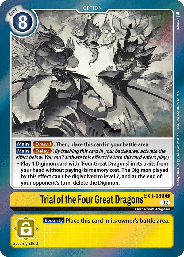 Image for Trial of the Four Great Dragons (EX03) (3069)