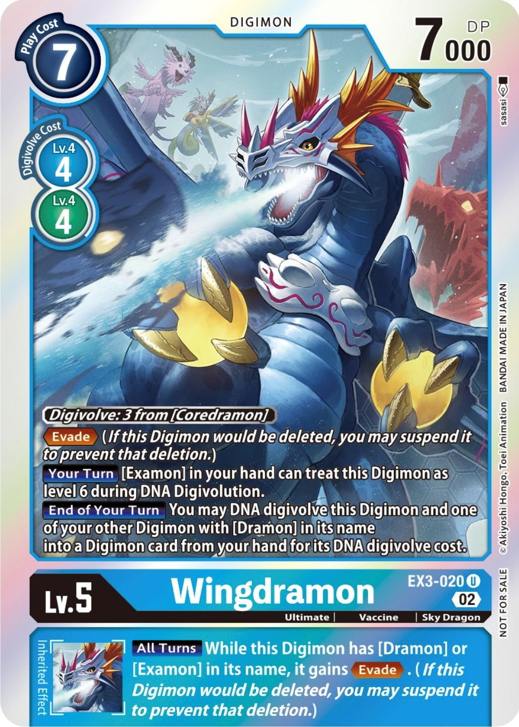 Image for Wingdramon (Box Topper) (EX03) (3020)