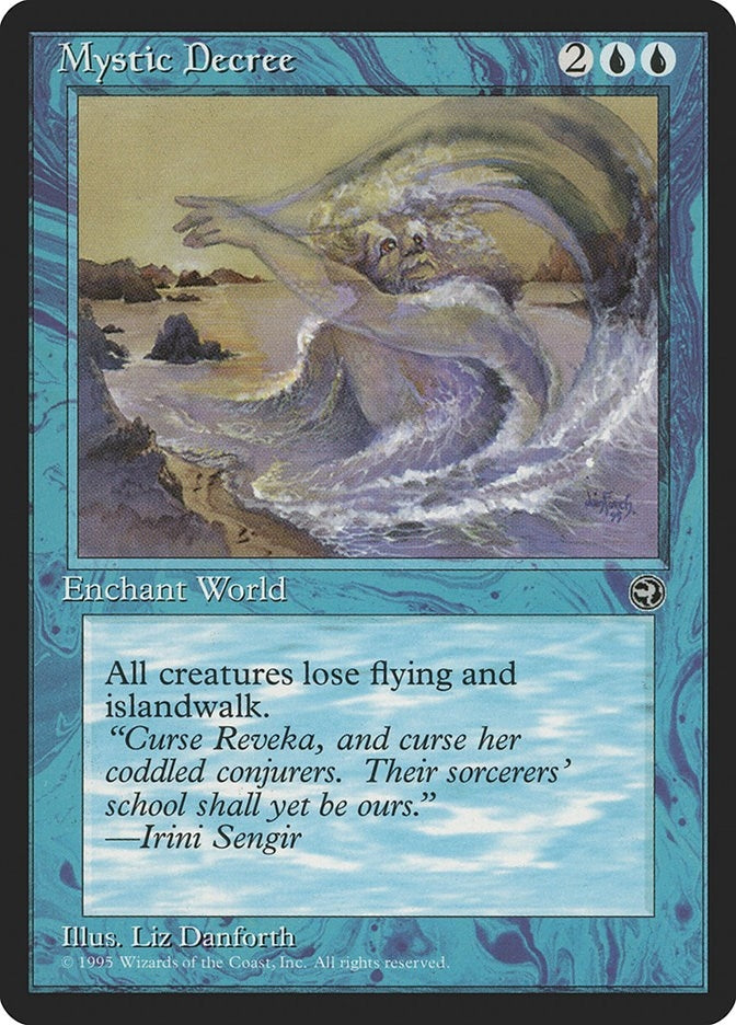 Image for Mystic Decree (Homelands) - Magic: The Gathering
