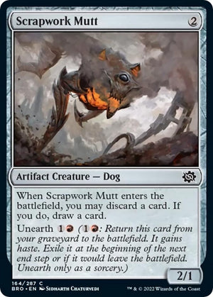 Image for Scrapwork Mutt (The Brothers' War) (164) - Magic: The Gathering