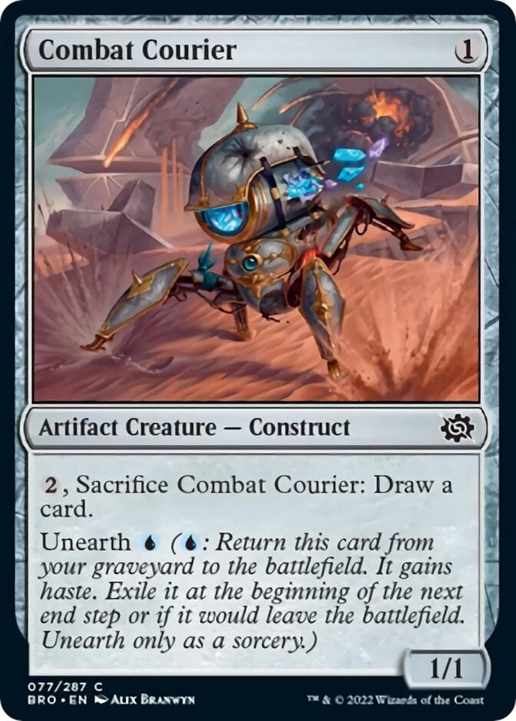 Image for Combat Courier (The Brothers' War) (77) - Magic: The Gathering