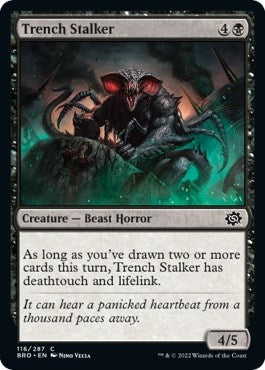 Image for Trench Stalker (The Brothers' War) (116) - Magic: The Gathering