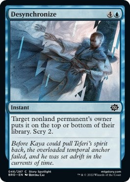 Image for Desynchronize (The Brothers' War) (46) - Magic: The Gathering