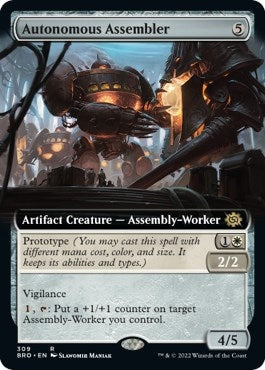 Image for Autonomous Assembler (Extended Art) (The Brothers' War) (309) - Magic: The Gathering