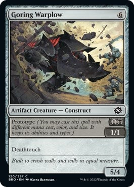 Image for Goring Warplow (The Brothers' War) (120) - Magic: The Gathering