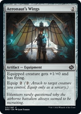 Image for Aeronaut's Wings (The Brothers' War) (231) - Magic: The Gathering