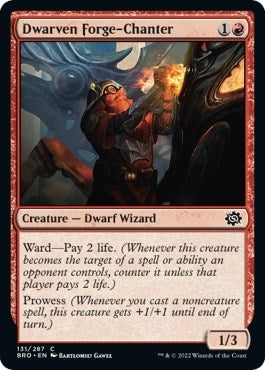 Image for Dwarven Forge-Chanter (The Brothers' War) (131) - Magic: The Gathering