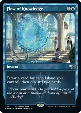Image for Flow of Knowledge (Promo Pack: The Brothers' War) (381) - Magic: The Gathering