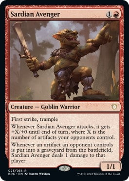 Image for Sardian Avenger (Commander: The Brothers' War) (23) - Magic: The Gathering
