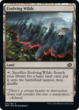 Image for Evolving Wilds (The Brothers' War) (261) - Magic: The Gathering