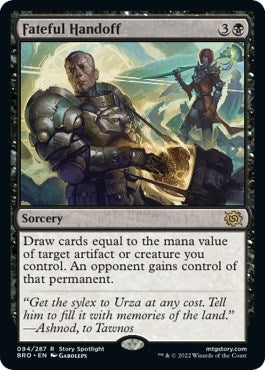 Image for Fateful Handoff (The Brothers' War) (94) - Magic: The Gathering