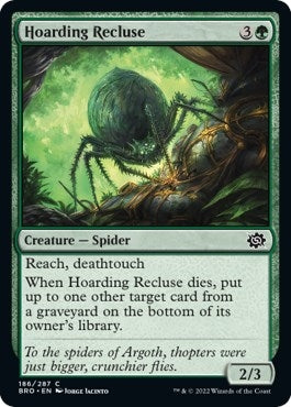 Image for Hoarding Recluse (The Brothers' War) (186) - Magic: The Gathering