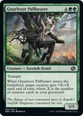 Image for Gnarlroot Pallbearer (The Brothers' War) (184) - Magic: The Gathering