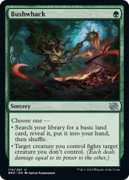 Image for Bushwhack (The Brothers' War) (174) - Magic: The Gathering