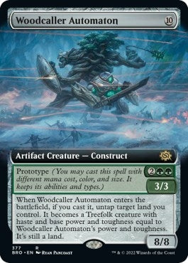 Image for Woodcaller Automaton (Extended Art) (The Brothers' War) (377) - Magic: The Gathering
