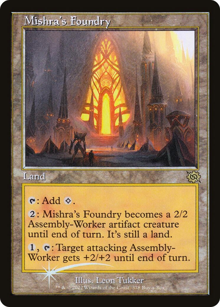 Image for Mishra's Foundry (Buy-A-Box Promos) (378) - Magic: The Gathering