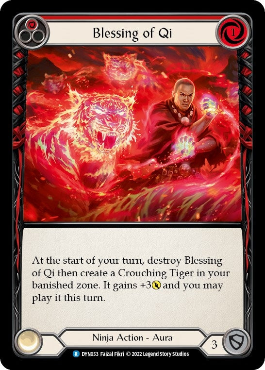 Image for Blessing of Qi (Red) (Dynasty) (DYN053) - Flesh and Blood TCG