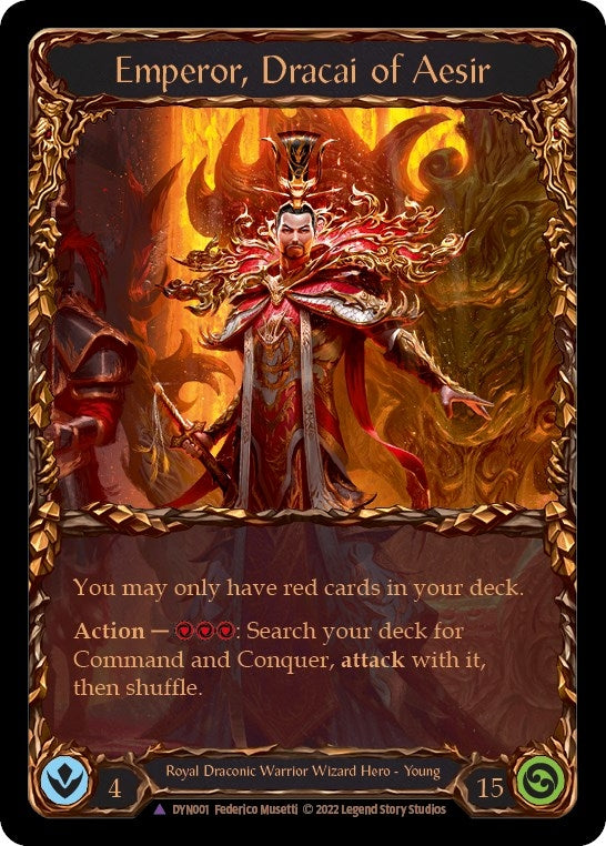 Image for Emperor, Dracai of Aesir (Marvel) (Dynasty) (DYN001) - Flesh and Blood TCG