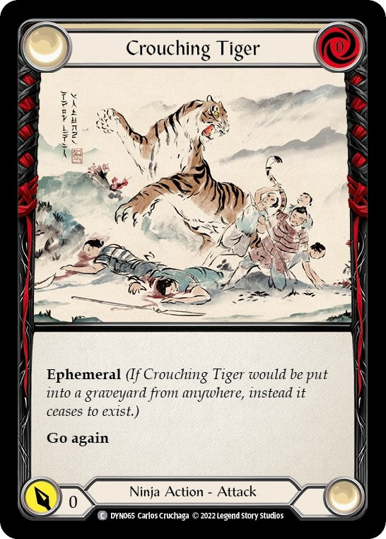 Image for Crouching Tiger (Dynasty) (DYN065) - Flesh and Blood TCG