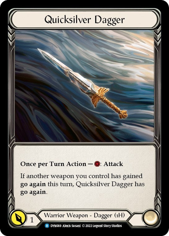 Image for Quicksilver Dagger (DYN069) (Dynasty) (DYN069) - Flesh and Blood TCG