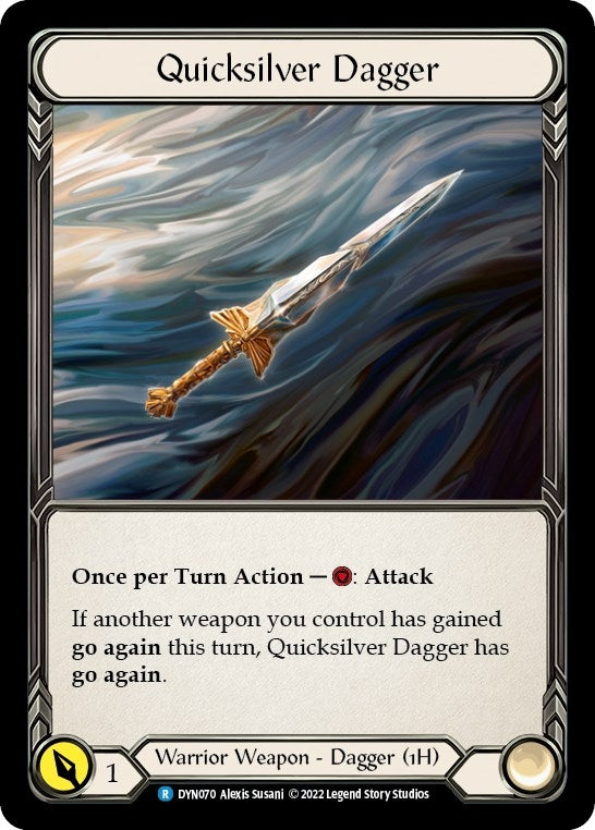 Image for Quicksilver Dagger (DYN070) (Dynasty) (DYN070) - Flesh and Blood TCG