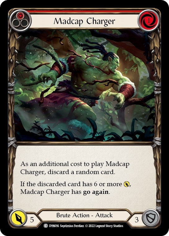 Image for Madcap Charger (Red) (Dynasty) (DYN016) - Flesh and Blood TCG