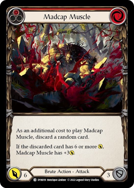 Image for Madcap Muscle (Red) (Dynasty) (DYN019) - Flesh and Blood TCG