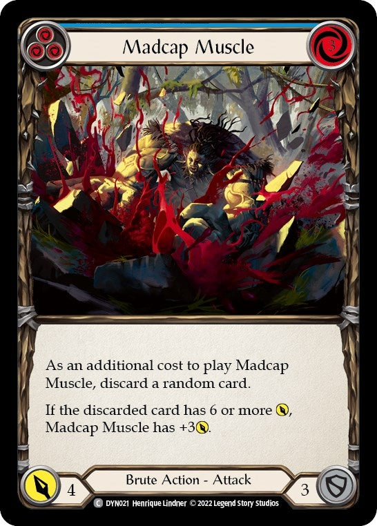 Image for Madcap Muscle (Blue) (Dynasty) (DYN021) - Flesh and Blood TCG