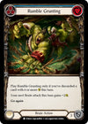Image for Rumble Grunting (Blue) (Dynasty) (DYN024) - Flesh and Blood TCG