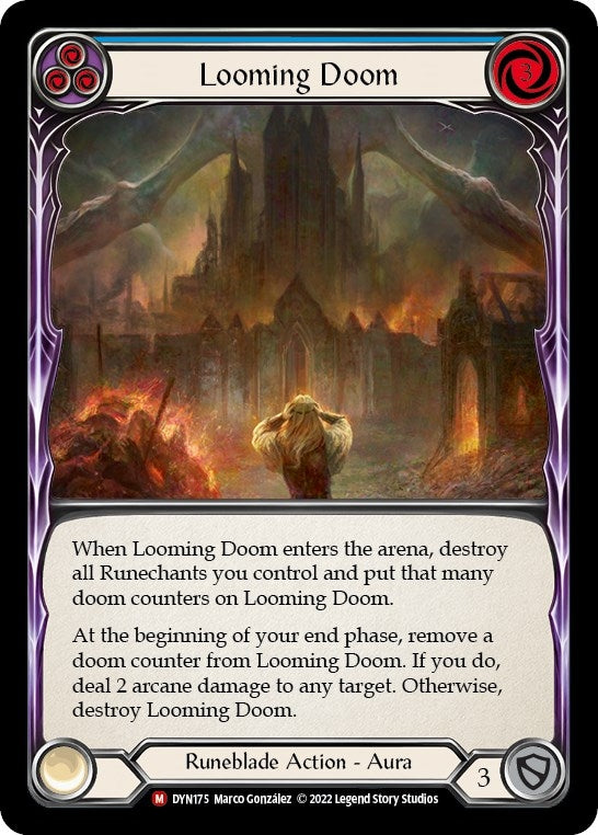 Image for Looming Doom (Dynasty) (DYN175) - Flesh and Blood TCG