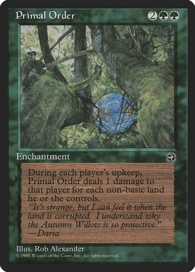 Image for Primal Order (Homelands) - Magic: The Gathering