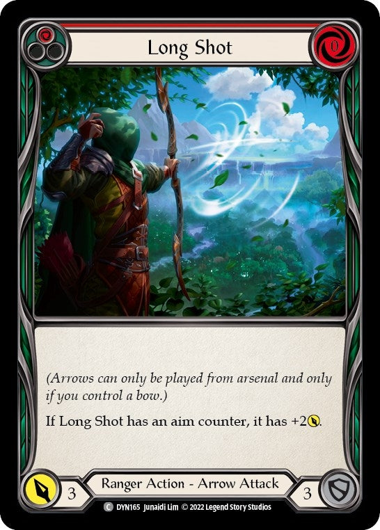 Image for Long Shot (Red) (Dynasty) (DYN165) - Flesh and Blood TCG
