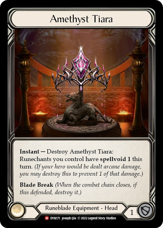 Image for Amethyst Tiara (Dynasty) (DYN171) - Flesh and Blood TCG