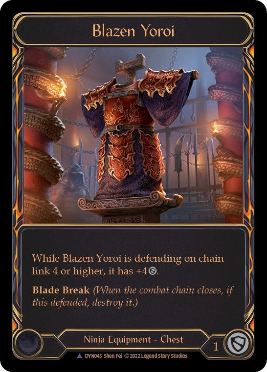 Image for Blazen Yoroi (Marvel) (Dynasty) (DYN045) - Flesh and Blood TCG