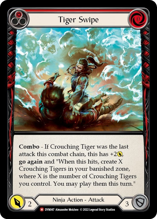 Image for Tiger Swipe (Dynasty) (DYN047) - Flesh and Blood TCG