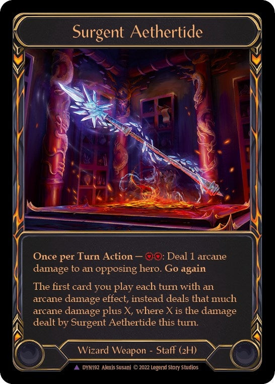 Image for Surgent Aethertide (Marvel) (Dynasty) (DYN192) - Flesh and Blood TCG