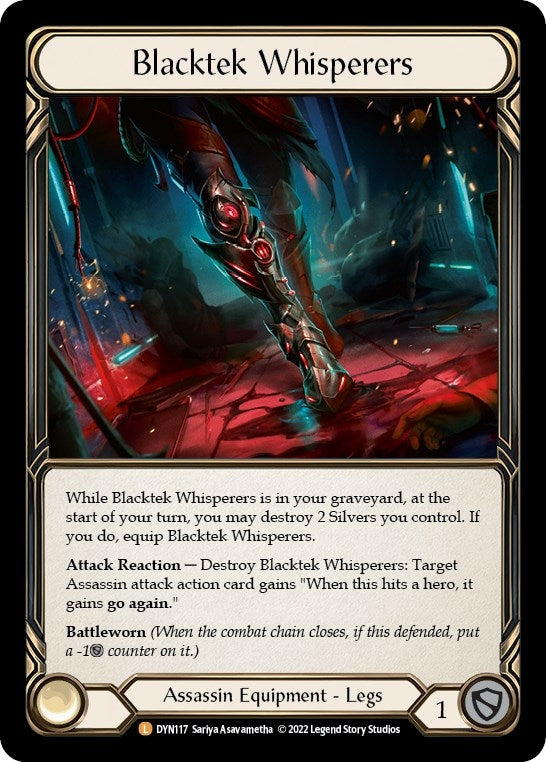 Image for Blacktek Whisperers (Dynasty) (DYN117) - Flesh and Blood TCG