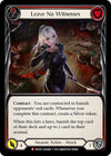 Image for Leave No Witnesses (Dynasty) (DYN120) - Flesh and Blood TCG