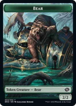 Image for Bear Token (The Brothers' War) (2) - Magic: The Gathering