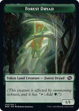 Image for Forest Dryad Token (The Brothers' War) (3) - Magic: The Gathering