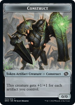Image for Construct Token (005) (The Brothers' War) (5) - Magic: The Gathering