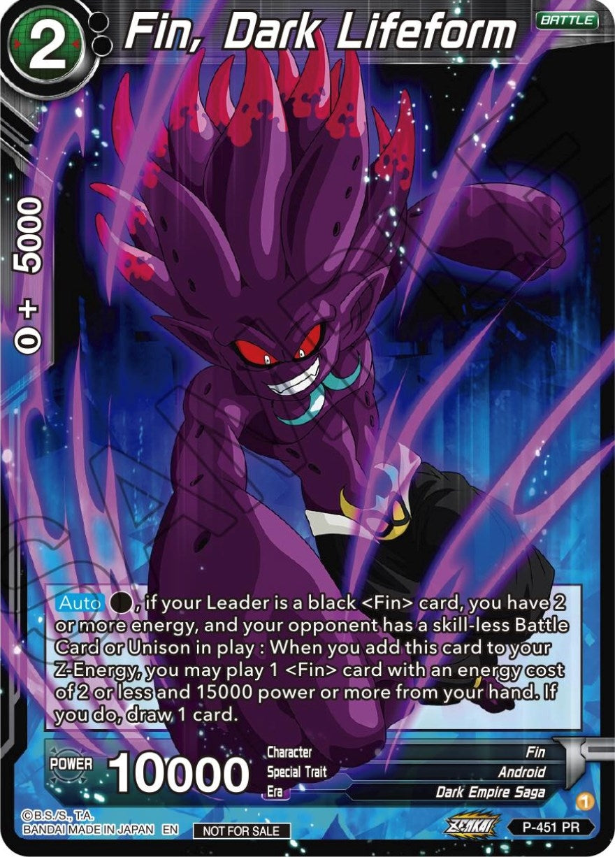 Image for Fin, Dark Lifeform (Tournament Promotion Cards) (P-451) - Dragon Ball Super: Masters