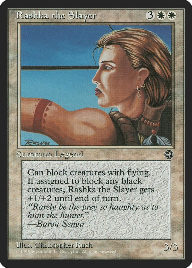 Image for Rashka the Slayer (Homelands) - Magic: The Gathering