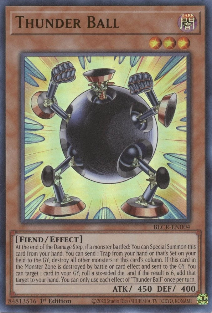 Image for Thunder Ball (Battles of Legend: Crystal Revenge) (BLCR-EN004) - YuGiOh