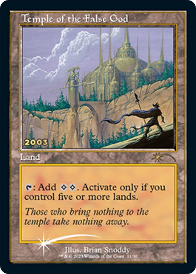 Image for Temple of the False God (30th Anniversary Promos) (11) - Magic: The Gathering