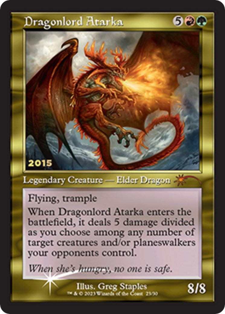 Image for Dragonlord Atarka (30th Anniversary Promos) (23) - Magic: The Gathering