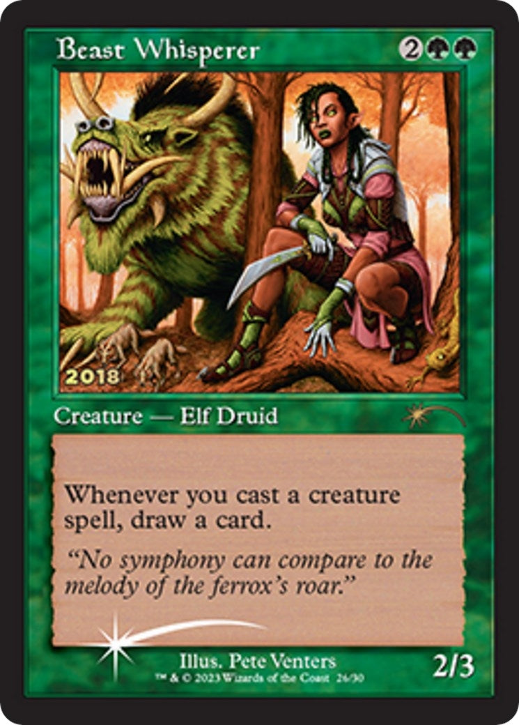 Image for Beast Whisperer (30th Anniversary Promos) (26) - Magic: The Gathering